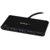 StarTech.com 4 Portu USB C centrmezgls ar 4 USB Type-A pieslēgvietām (USB 3.0 SuperSpeed 5 Gbit/s) - 60 W strāvas padeves caurlaides uzlāde - USB 3.1 Gen 1/USB 3.2 Gen 1 klēpjdatora centrmezgla adapteris - MacBook, Dell
