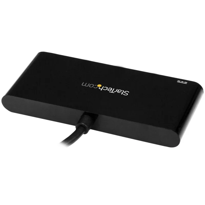StarTech.com 4 Portu USB C centrmezgls ar 4 USB Type-A pieslēgvietām (USB 3.0 SuperSpeed 5 Gbit/s) - 60 W strāvas padeves caurlaides uzlāde - USB 3.1 Gen 1/USB 3.2 Gen 1 klēpjdatora centrmezgla adapteris - MacBook, Dell