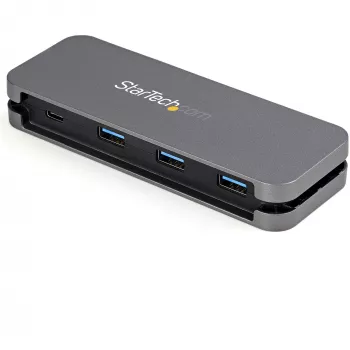 StarTech.com 4 portu USB C centrmezgls - 3x USB-A/1x USB-C - 5Gbps USB 3.0 Type-C centrmezgls (3.2/3.1 Gen 1) - ar kopnes barošanu - pārnēsājams USB-C uz USB-A adaptera centrmezgls - 28,5 cm (11,2 collu) kabelis ar kabeļa pārvaldību~4 portu USB C centrmezgls - 3x USB-A/1x USB-C - USB 3.0 Type-C centrmezgls - USB 3.2 Gen 1 (5Gbps) - ar kopnes barošanu - pārnēsājams USB-C uz USB-A adaptera…