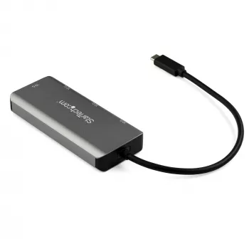 StarTech.com 4 portu USB C centrmezgls ar 2x USB A un 2x USB C - SuperSpeed 10 Gbps USB Type-C 3.1/3.2 Gen 2 centrmezgls - ar USB kopnes barošanu - pārnēsājams USB-C uz USB adaptera centrmezgls - alumīnija - 25cm (9,8 collas) kabelis~4 portu USB C centrmezgls ar 2x USB A un 2x USB C - SuperSpeed 10 Gbps USB Type-C 3.2 Gen 2 centrmezgls - ar USB kopnes barošanu - pārnēsājams USB-C uz USB adaptera…