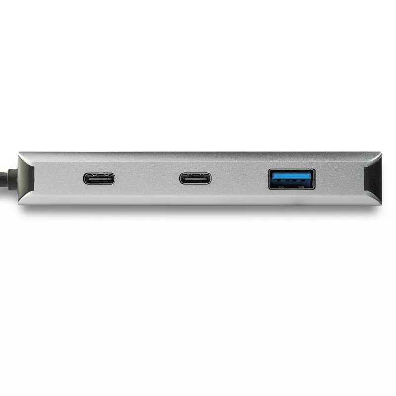 StarTech.com 4 portu USB C centrmezgls ar 2x USB A un 2x USB C - SuperSpeed 10 Gbps USB Type-C 3.1/3.2 Gen 2 centrmezgls - ar USB kopnes barošanu - pārnēsājams USB-C uz USB adaptera centrmezgls - alumīnija - 25cm (9,8 collas) kabelis~4 portu USB C centrmezgls ar 2x USB A un 2x USB C - SuperSpeed 10 Gbps USB Type-C 3.2 Gen 2 centrmezgls - ar USB kopnes barošanu - pārnēsājams USB-C uz USB adaptera…