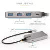 StarTech.com 4 portu USB-C centrmezgls ar USB-C DP Alt Mode video izeju 4K 60Hz - 3x USB-A, 1x USB Type-C, 100 W Power Delivery caurlaide, USB 3.2 10Gbps, 1 pēda/30cm kabelis, portatīvs USB centrmezgls