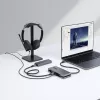 StarTech.com 4 portu USB-C centrmezgls – 1x USB-A un 3x USB-C porti – USB 3.2 Gen 2 (10 Gbps) – ar kopnes barošanu – USB Type C centrmezgls ar 32 cm aptinošo kabeli – pārnēsājams USB-C uz USB-A centrmezgls