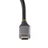 StarTech.com 4 portu USB-C centrmezgls, 4x USB-C porti, USB 3.2 Gen 2 (10 Gbit/s) — pārnēsājams USB-C centrmezgls ar 100 W Power Delivery caurlaidi — USB Type-C centrmezgls ar 12,6 collu/32 cm aptinamo kabeli