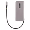 StarTech.com 4 portu USB-C centrmezgls, 4x USB-C porti, USB 3.2 Gen 2 (10 Gbit/s) — pārnēsājams USB-C centrmezgls ar 100 W Power Delivery caurlaidi — USB Type-C centrmezgls ar 12,6 collu/32 cm aptinamo kabeli