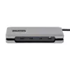 StarTech.com 4 portu USB-C centrmezgls, 4x USB-C porti, USB 3.2 Gen 2 (10 Gbit/s) — pārnēsājams USB-C centrmezgls ar 100 W Power Delivery caurlaidi — USB Type-C centrmezgls ar 12,6 collu/32 cm aptinamo kabeli