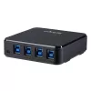 StarTech.com 4 pret 4 USB 3.0 perifērijas koplietošanas slēdzis, 5 Gbit/s, Micro-USB Type-B, melns, plastmasa, CE, FCC, REACH, 0 - 40 °C