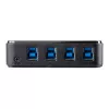 StarTech.com 4 pret 4 USB 3.0 perifērijas koplietošanas slēdzis, 5 Gbit/s, Micro-USB Type-B, melns, plastmasa, CE, FCC, REACH, 0 - 40 °C