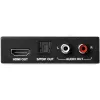 StarTech.com 4K HDMI Audio Extractor with 4K 60Hz Support, Melns, 4096 x 2160 pikseļi, 1280 x 720,1920 x 1080,1920 x 1200,3840 x 2160,4096 x 2160, 60 Hz, 5.1 kanāli, HDMI