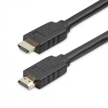 StarTech.com 30 pēdu (10 m) HDMI 2.0 kabelis — 4K 60 Hz aktīvais HDMI kabelis — CL2 novērtēts sienā iebūvējamai instalācijai — garš, izturīgs ātrgaitas UHD HDMI kabelis — HDR, 18 Gbps — kontaktdakša–kontaktdakša vads — melns