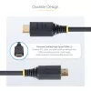 StarTech.com 1m (3.3ft) Premium sertificēts ātrdarbīgs HDMI kabelis, 4K 60Hz/1440p 144Hz, HDR10/HDCP 2.2/ARC, 18Gbps, UHD HDMI 2.0 vads televizoram/monitoram/displejam, TPE apvalks