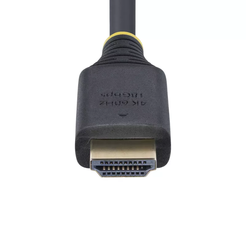 StarTech.com 30 cm (1 pēda) ātrdarbīgs HDMI kabelis, 4K 60 Hz/1440p 144 Hz, HDR10/HDCP 2.2/ARC, 18 Gb/s, UHD HDMI 2.0 vads televizoram/monitoram/displejam, TPE apvalks