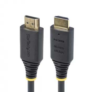 StarTech.com 4m (13ft) Premium Certified High Speed HDMI vads, 4K 60Hz/1440p 144Hz, HDR10/HDCP 2.2/ARC, 18Gbps, UHD HDMI 2.0 vads televizoram/monitoram/displejam, TPE apvalks