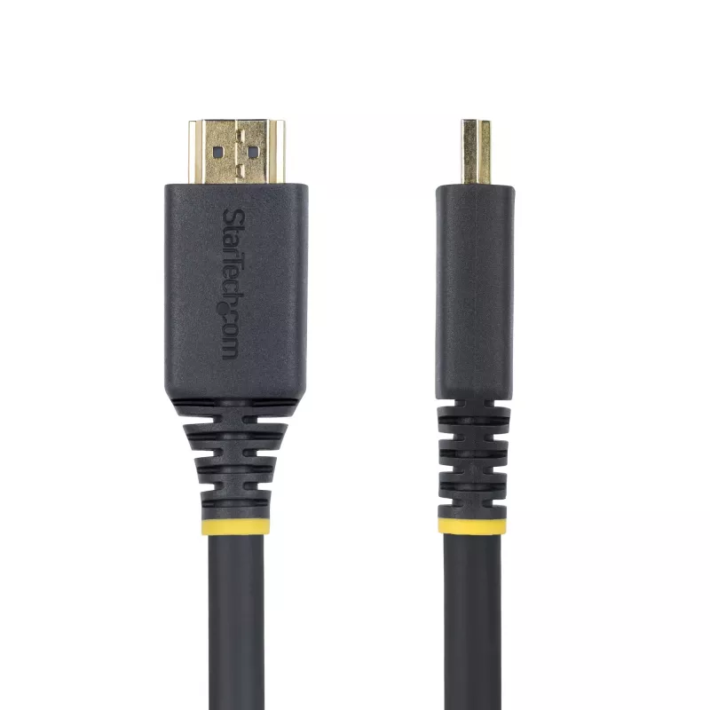 StarTech.com 7m (22.9ft) Premium Certified High Speed HDMI kabelis, 4K 60Hz/1440p 144Hz, HDR10/HDCP 2.2/ARC, 18Gbps, UHD HDMI 2.0 vads TV/monitoram/displejam, TPE apvalks