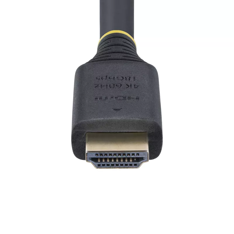 StarTech.com 7m (22.9ft) Premium Certified High Speed HDMI kabelis, 4K 60Hz/1440p 144Hz, HDR10/HDCP 2.2/ARC, 18Gbps, UHD HDMI 2.0 vads TV/monitoram/displejam, TPE apvalks