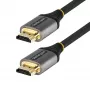 StarTech.com 2m HDMI 2.1 kabelis 8K - sertificēts īpaši ātrs HDMI kabelis 48Gbps - 8K 60Hz/4K 120Hz HDR10+ eARC - Ultra HD 8K HDMI kabelis - monitors/TV/displejs - elastīga TPE apvalks