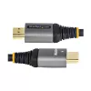 StarTech.com 2m HDMI 2.1 kabelis 8K - sertificēts īpaši ātrs HDMI kabelis 48Gbps - 8K 60Hz/4K 120Hz HDR10+ eARC - Ultra HD 8K HDMI kabelis - monitors/TV/displejs - elastīga TPE apvalks