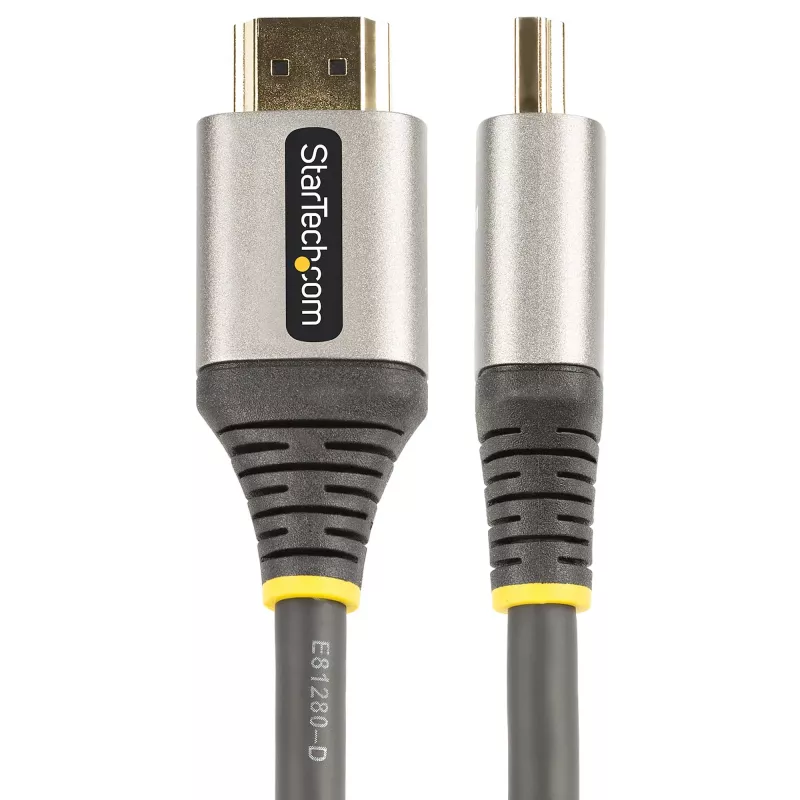 StarTech.com 16 pēdas (5 m) HDMI 2.1 kabelis 8K - sertificēts īpaši ātrdarbīgs HDMI kabelis 48 Gbps - 8K 60 Hz / 4K 120 Hz HDR10+ eARC - Ultra HD 8K HDMI kabelis - monitors/TV/displejs - elastīgs TPE apvalks