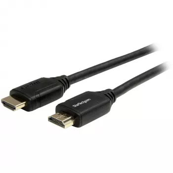 StarTech.com 6 pēdu (2 m) Premium sertificēts HDMI 2.0 kabelis ar Ethernet - Ātrgaitas Ultra HD 4K 60Hz HDMI kabelis HDR10 - HDMI vads (vīrišķie/vīrišķie savienotāji) - UHD monitoriem, televizoriem, displejiem