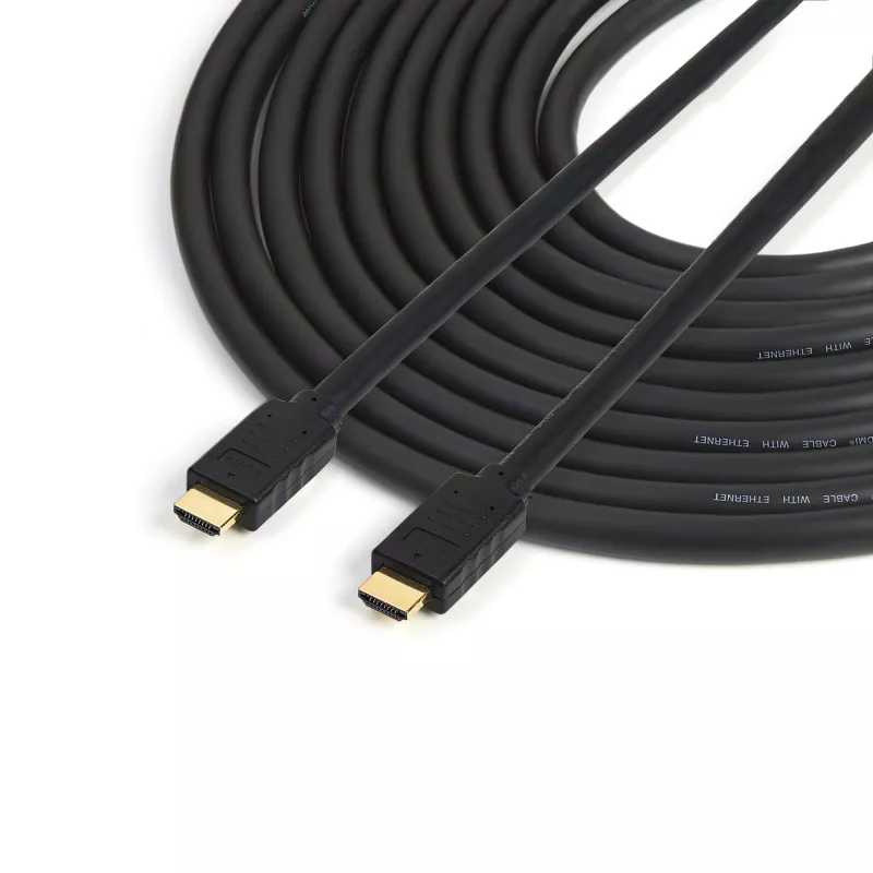 StarTech.com 23 pēdas (7 m) Premium sertificēts HDMI 2.0 kabelis ar Ethernet - High Speed Ultra HD 4K 60Hz HDMI kabelis HDR10 - Garais HDMI vads (vīrišķais/vīrišķais savienotāji) - UHD monitoriem, televizoriem, displejiem