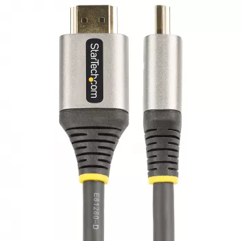 StarTech.com 13 pēdas (4 m) Premium sertificēts HDMI 2.0 kabelis - Ātrgaitas Ultra HD 4K 60 Hz HDMI kabelis ar Ethernet - HDR10, ARC - UHD HDMI video vads - UHD monitoriem, televizoriem, displejiem - M/M