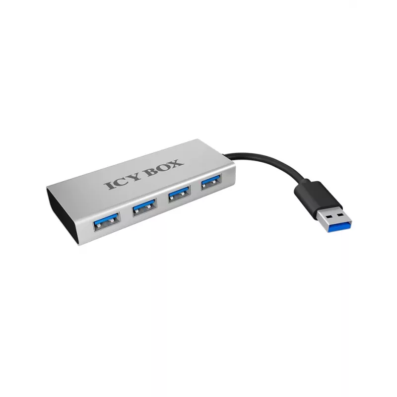 ICY BOX IB-AC6104 USB 3.2 Gen 1 (3.1 Gen 1) Type-A 5000 Mbit/s Balts