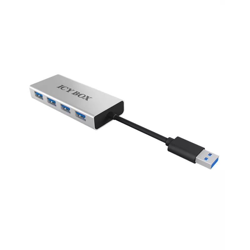 ICY BOX IB-AC6104 USB 3.2 Gen 1 (3.1 Gen 1) Type-A 5000 Mbit/s Balts