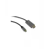 ICY BOX IB-CB020-C HDMI kabelis 1,8 m HDMI Type A (Standard) Melns, Sudrabs