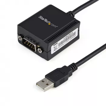 StarTech.com 1 porta FTDI USB uz seriālo RS232 adaptera kabelis ar COM saglabāšanu