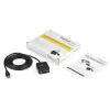 StarTech.com 1 porta FTDI USB uz seriālo RS232 adaptera kabelis ar COM saglabāšanu
