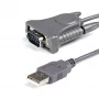 StarTech.com 3 pēdas (91 cm) 1 porta USB–seriālais kabelis, DB9/DB25 RS232–USB pārveidotājs, Prolific, USB–seriālais adapteris