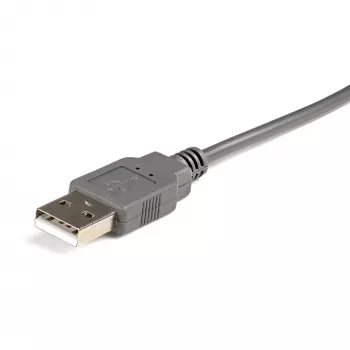 StarTech.com 3 pēdas (91 cm) 1 porta USB–seriālais kabelis, DB9/DB25 RS232–USB pārveidotājs, Prolific, USB–seriālais adapteris