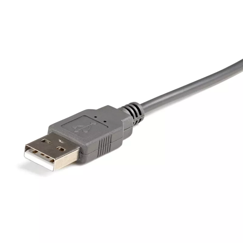 StarTech.com 3 pēdas (91 cm) 1 porta USB–seriālais kabelis, DB9/DB25 RS232–USB pārveidotājs, Prolific, USB–seriālais adapteris