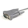 StarTech.com 3 pēdas (91 cm) 1 porta USB–seriālais kabelis, DB9/DB25 RS232–USB pārveidotājs, Prolific, USB–seriālais adapteris