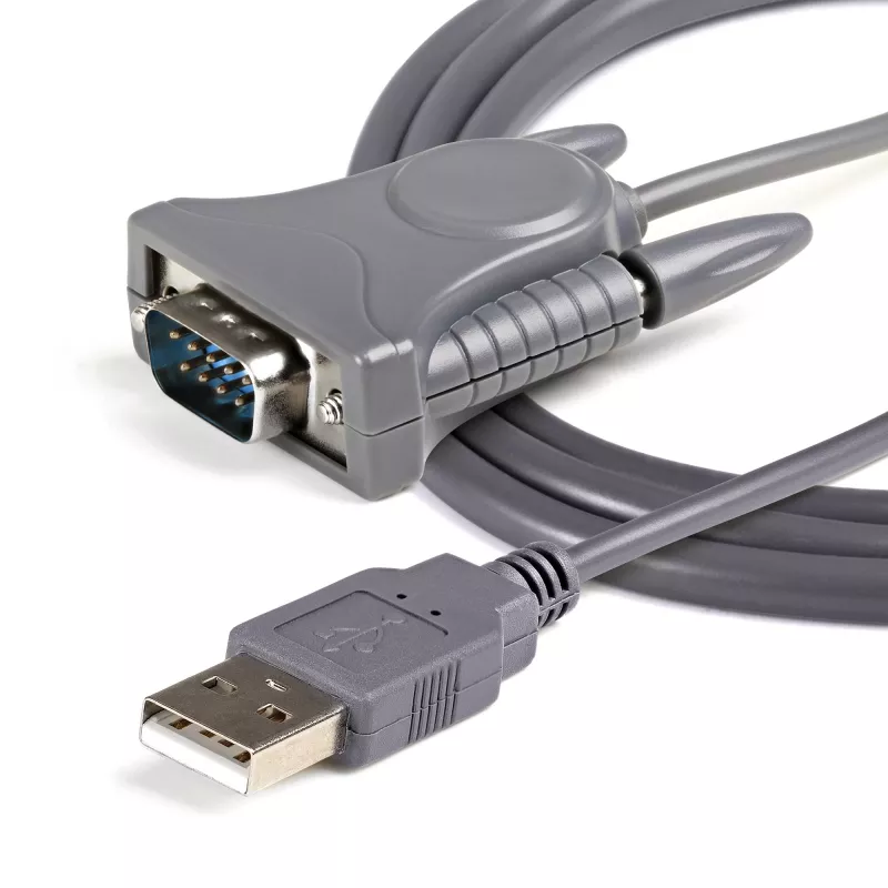 StarTech.com 3 pēdas (91 cm) 1 porta USB–seriālais kabelis, DB9/DB25 RS232–USB pārveidotājs, Prolific, USB–seriālais adapteris