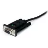 StarTech.com 6 pēdas (1,8 m) 1 porta USB uz seriālo RS232 adapteris, FTDI DB9 seriālais DCE adaptera kabelis, Null Modem, USB 2.0 — TAA