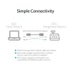 StarTech.com 6 pēdas (1,8 m) 1 porta USB uz seriālo RS232 adapteris, FTDI DB9 seriālais DCE adaptera kabelis, Null Modem, USB 2.0 — TAA