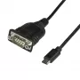 StarTech.com USB C uz seriālo adaptera kabelis ar COM porta saglabāšanu - 16 collas (40 cm) USB Type C uz RS232 (DB9) seriālais pārveidotāja kabelis - PLC, skeneriem, printeriem - Windows/Mac/Linux