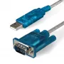 StarTech.com 3 pēdas (91 cm) 1 porta USB uz RS232 DB9 seriālā adaptera kabelis, USB uz seriālo adaptera kabelis - V/V