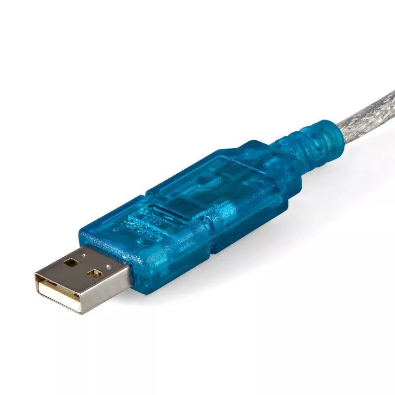 StarTech.com 3 pēdas (91 cm) 1 porta USB uz RS232 DB9 seriālā adaptera kabelis, USB uz seriālo adaptera kabelis - V/V