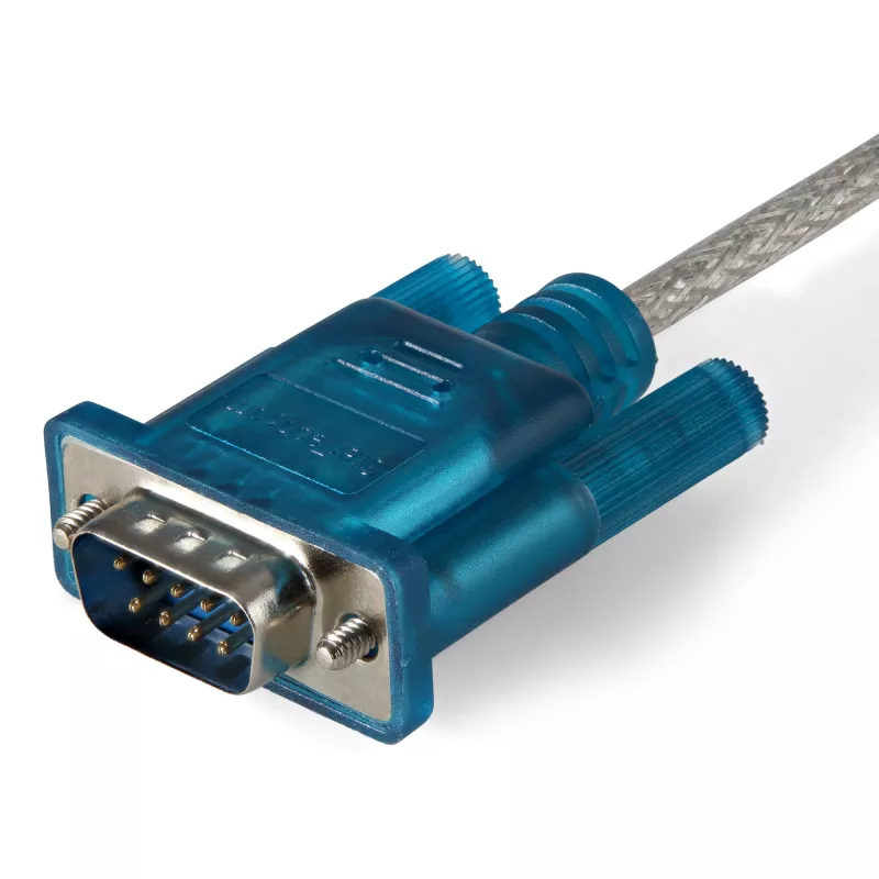 StarTech.com 3 pēdas (91 cm) 1 porta USB uz RS232 DB9 seriālā adaptera kabelis, USB uz seriālo adaptera kabelis - V/V