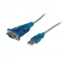 StarTech.com 43 cm 1 porta USB uz RS232 DB9 seriālā adaptera kabelis, USB uz seriālo adaptera kabelis — M/M