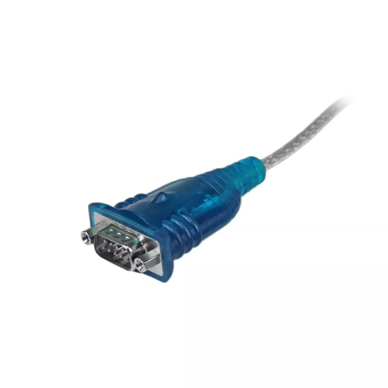 StarTech.com 43 cm 1 porta USB uz RS232 DB9 seriālā adaptera kabelis, USB uz seriālo adaptera kabelis — M/M