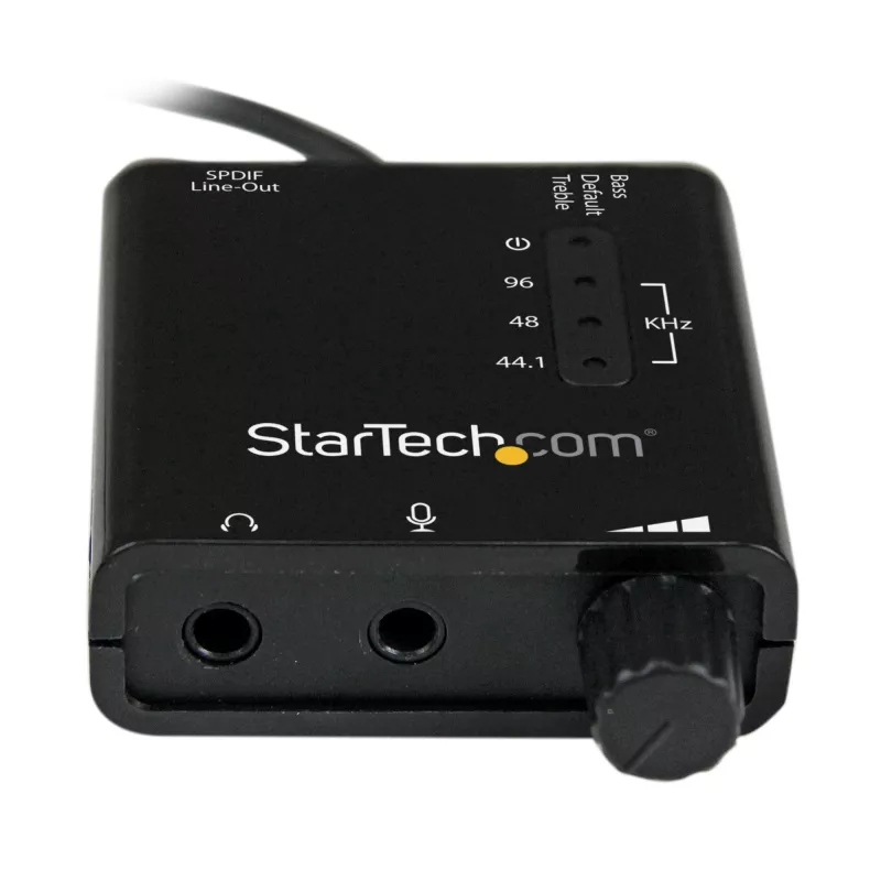 StarTech.com USB stereo audio adapteris, ārējā skaņas karte ar SPDIF digitālo audio un stereo mikrofonu