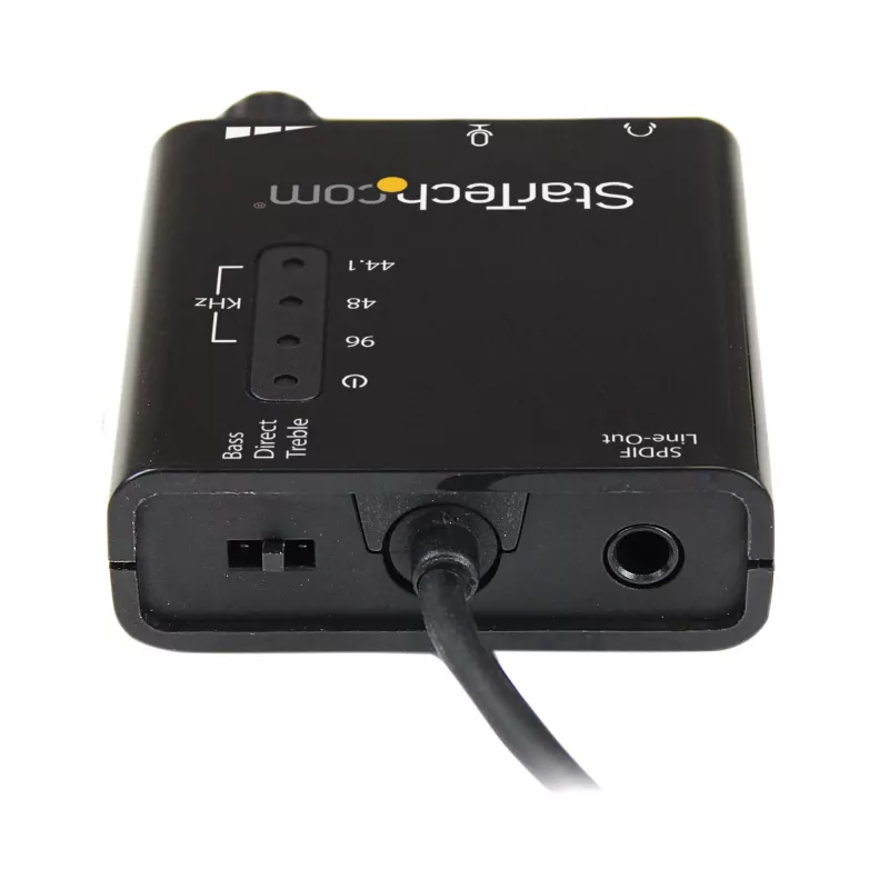 StarTech.com USB stereo audio adapteris, ārējā skaņas karte ar SPDIF digitālo audio un stereo mikrofonu