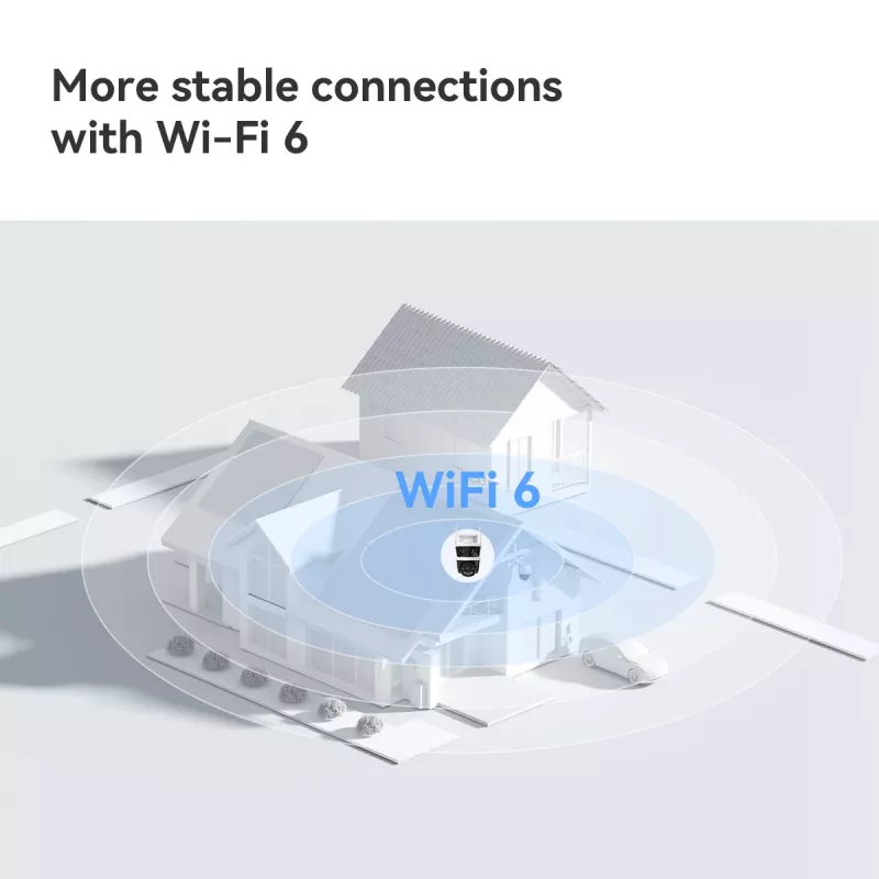 IP drošības kamera IMOU Cruiser Triple IPC-S7UP-11M0WED — 2880×1620, 6 mm, 8× digitālā tālummaiņa, vadu un bezvadu, āra, griestu/sienas stiprinājums