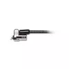 Kensington MICROSAVER 2.0 MK KLĒPJDATORA SLĒDZENE, Atslēga, Tērauds, Melna, Sudrabota