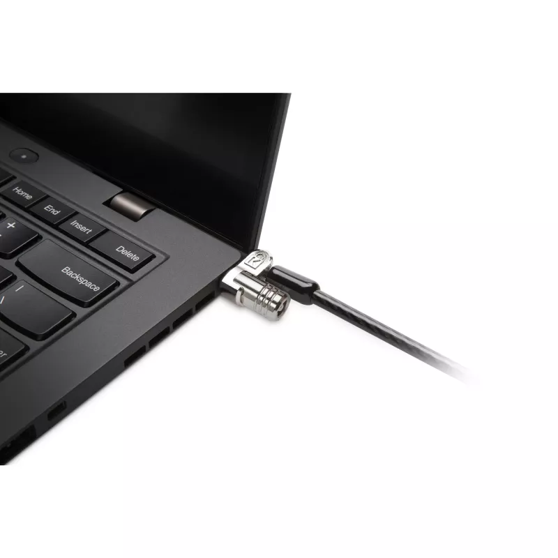 Kensington MICROSAVER 2.0 MK KLĒPJDATORA SLĒDZENE, Atslēga, Tērauds, Melna, Sudrabota