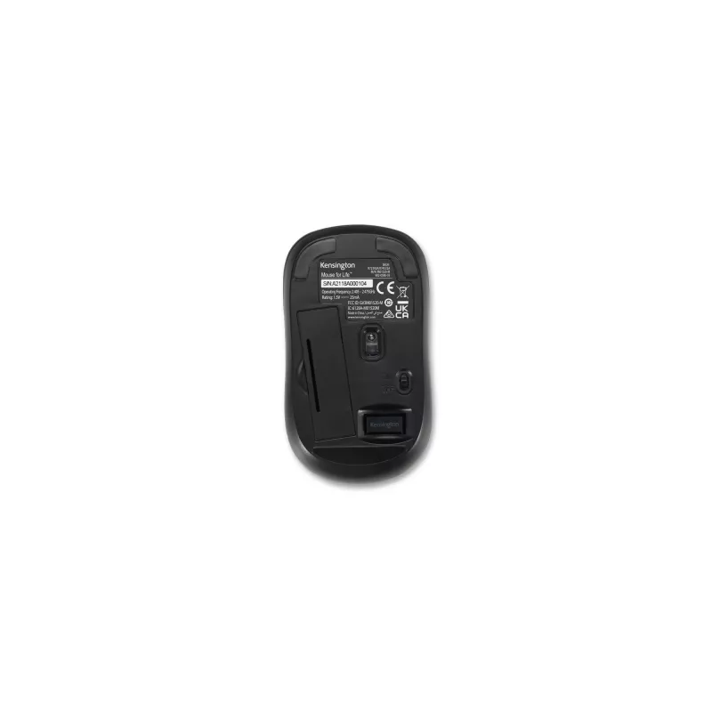 Kensington Wireless Valupele, piemērota abām rokām, optiskā, RF bezvadu, 1000 DPI, melna