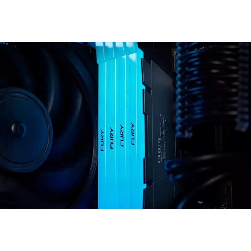 Kingston Technology FURY 16GB 3600MT/s DDR4 CL16 DIMM (komplektā 2) Renegade RGB